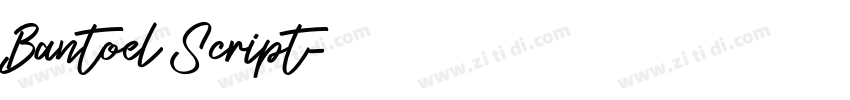 Bantoel Script字体转换 Bantoel Script字体转换